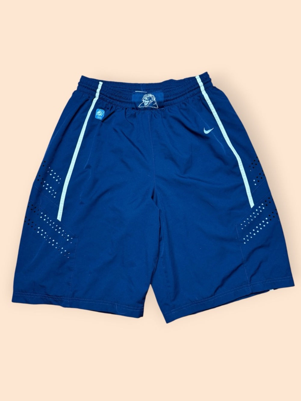 Pitt Panthers Nike Basketball Authentic Shorts Men’s Large Blue Pittsburgh